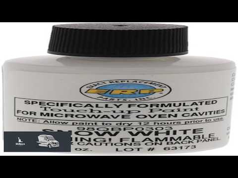 ERP Microwave Oven Universal Cavity Touch Up Paint 98QBP0303 Snow Bright White