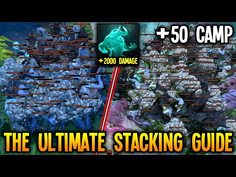 +50 Camp Ancients Stacking Guide Both Sides 7.33 | Dota 2