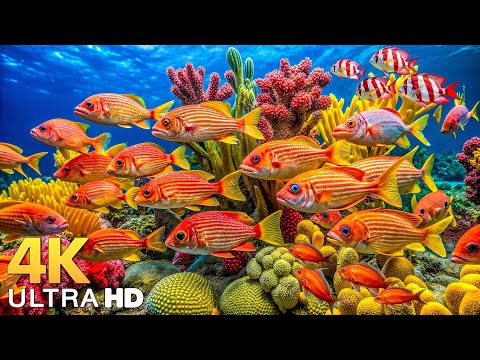 The Best 4K Aquarium for Relaxation II 🐠 Relaxing Oceanscapes - Sleep Meditation 4K UHD Screensaver
