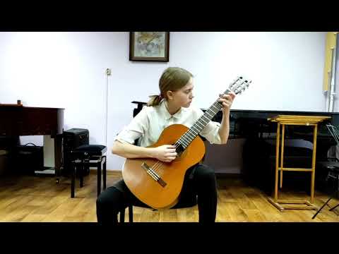 CURIOUS - Alexander VINITSKY. Classical guitar. Performed by Arina Fedorova.