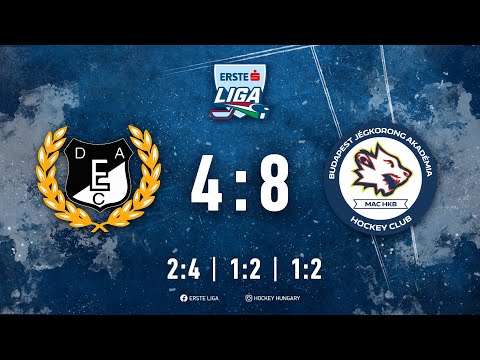 Gólösszefoglaló EL 179 - DEAC - Budapest Jégkorong Akadémia HC 4-8 202212220