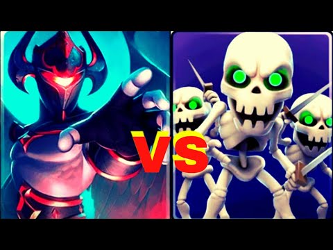 Castle crush Dark Angle Vs Skeletons Swarm |  Storm Mode Castle Crush