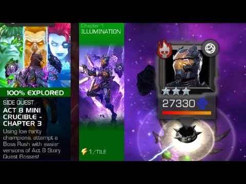 Cerastes Boss Easy Solo - Chapter 3 Act 8 Mini Crucible - Marvel Contest of champions 