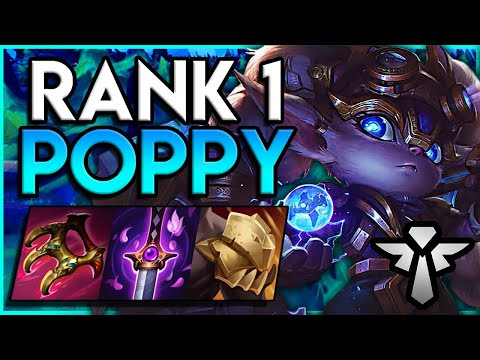 Rank 1 Poppy Support OTP Build Guide | BEST Items and Runes Season 2025