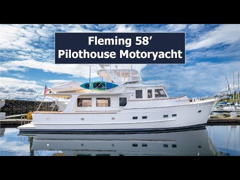 Fleming 58 Pilothouse Motoryacht "PACIFICA" - 2022 - Walkthrough Tour