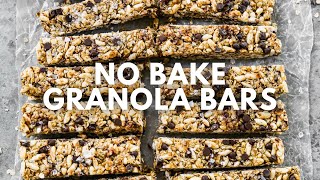 No-Bake Granola Bars | Healthy, Customizable, and Delicious!