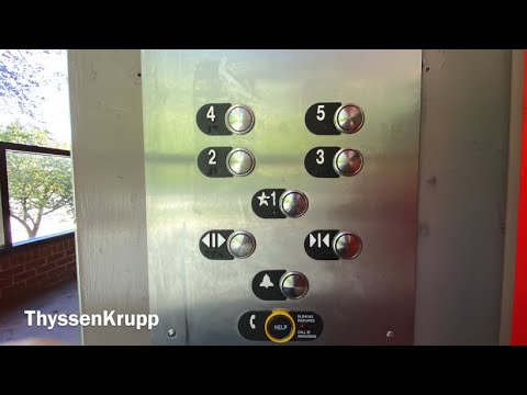 FAMOUS ThyssenKrupp H-Power (formerly U.S) Hydraulic Elevator | Elmwood Parking Garage | Roanoke, VA