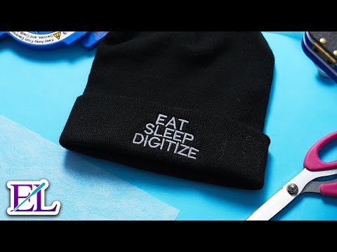 How to Machine Embroider a Beanie! | Machine Embroidery for Beginners