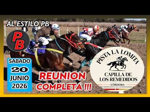 CARRERAS en PISTA LA LOMITA - CAPILLA DE LOS REMEDIOS, CORDOBA (20-06-2026)