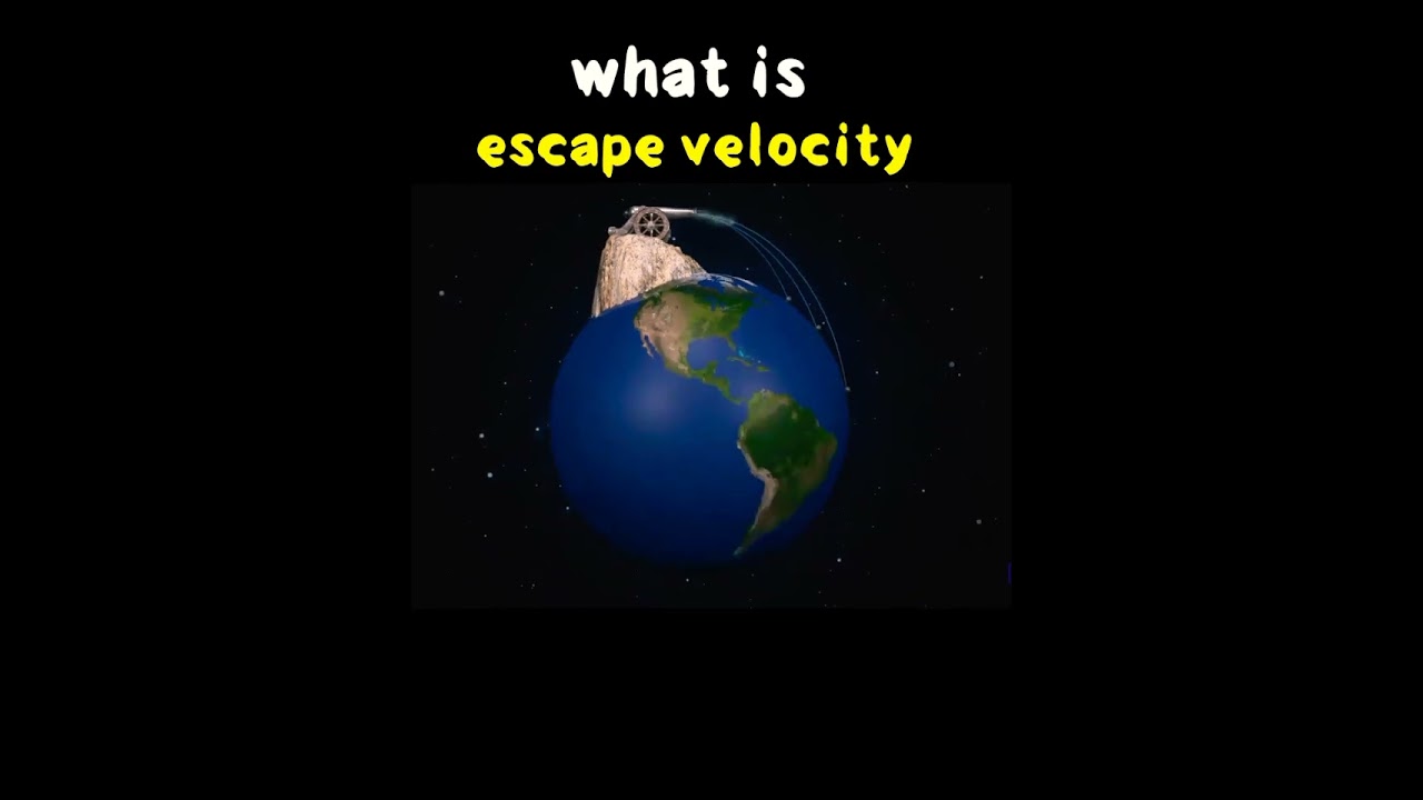 Escape velocity by animation | Class 11th | #pw #education #animation  | IIT JEE / NEET |