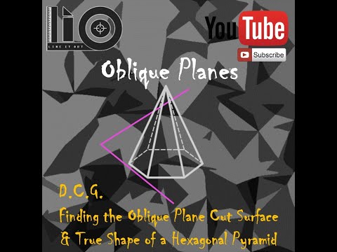 DCG: Oblique Plane Cut Surface and True Shape