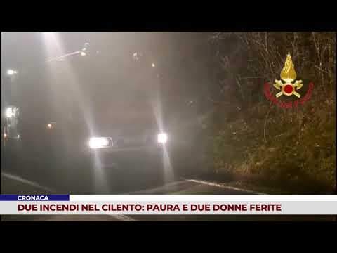 CRONACA. DUE INCENDI NEL CILENTO: PAURA E DUE DONNE FERITE