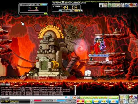 Maplestory BowMan lvl 200 solo zakum