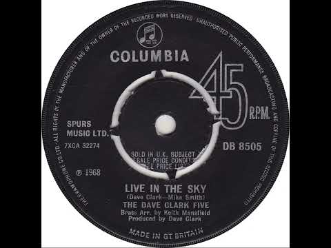 UK New Entry 1968 (247) The Dave Clark Five - Live In The Sky