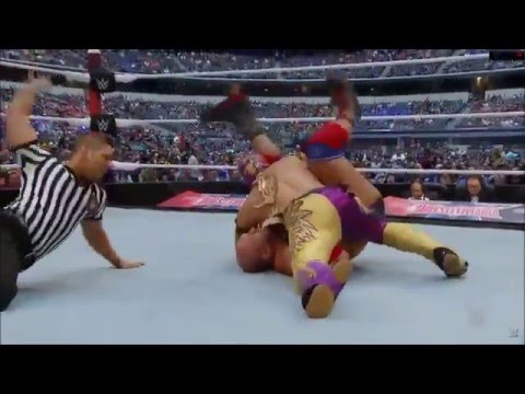 WRESTLEMANIA 32 Kalisto vs. Ryback (United States Championship Match) [HD]