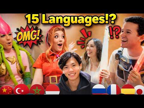 Priceless! NO ONE Expected Me to Speak 15 Languages!
