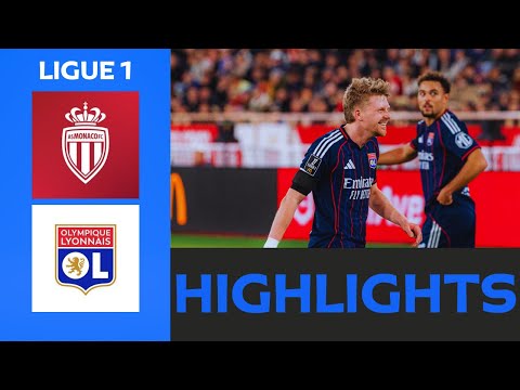 AS Monaco - Olympique Lyonnais | 1-3 | Highlights | Ligue 1 2025-26 | monaco lyon