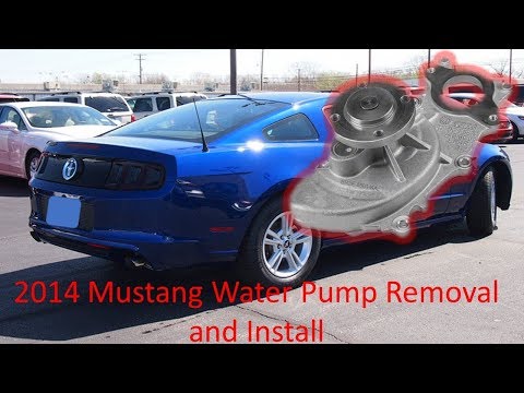 How To Replace A Waterpump On A 2014 Ford Mustang 3.7L