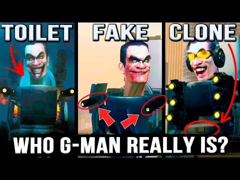 HORRIBLE TRUTH ABOUT G-MAN - Skibidi Toilet Episodes 1-65 All Secrets & Easter Eggs | Analysis