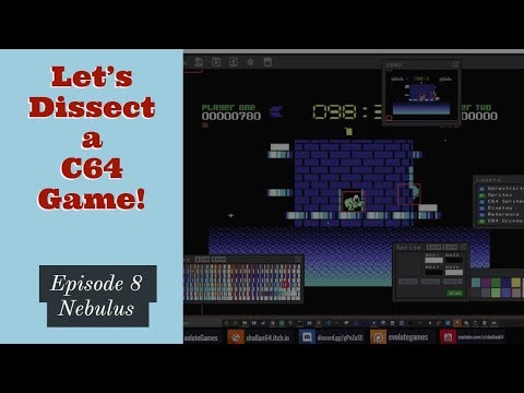 Lets Dissect a Commodore 64 Game! - Episode 8 - Nebulus - 29/8/2019