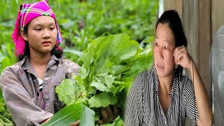 harvest - vegetables to sell, mother-in-law takes care of children. makes pickles #lythithanh