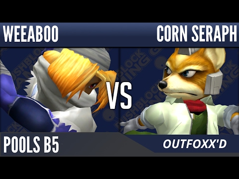 Outfoxx'd [Melee] - Weeaboo (Sheik) VS Corn | Seraph (Fox) - Pools B5