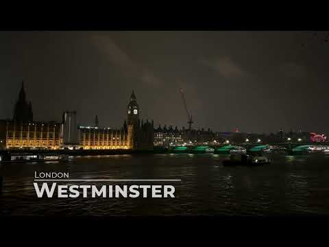 London, Westminster, City Sounds, Relaxing sounds for Sleep and Study, Immersive Ambience