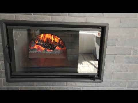 Видео о дверце камина 3