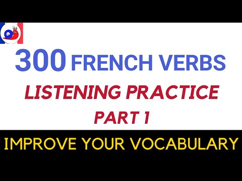 Learn 300 Useful Verbs In French [Part 1]