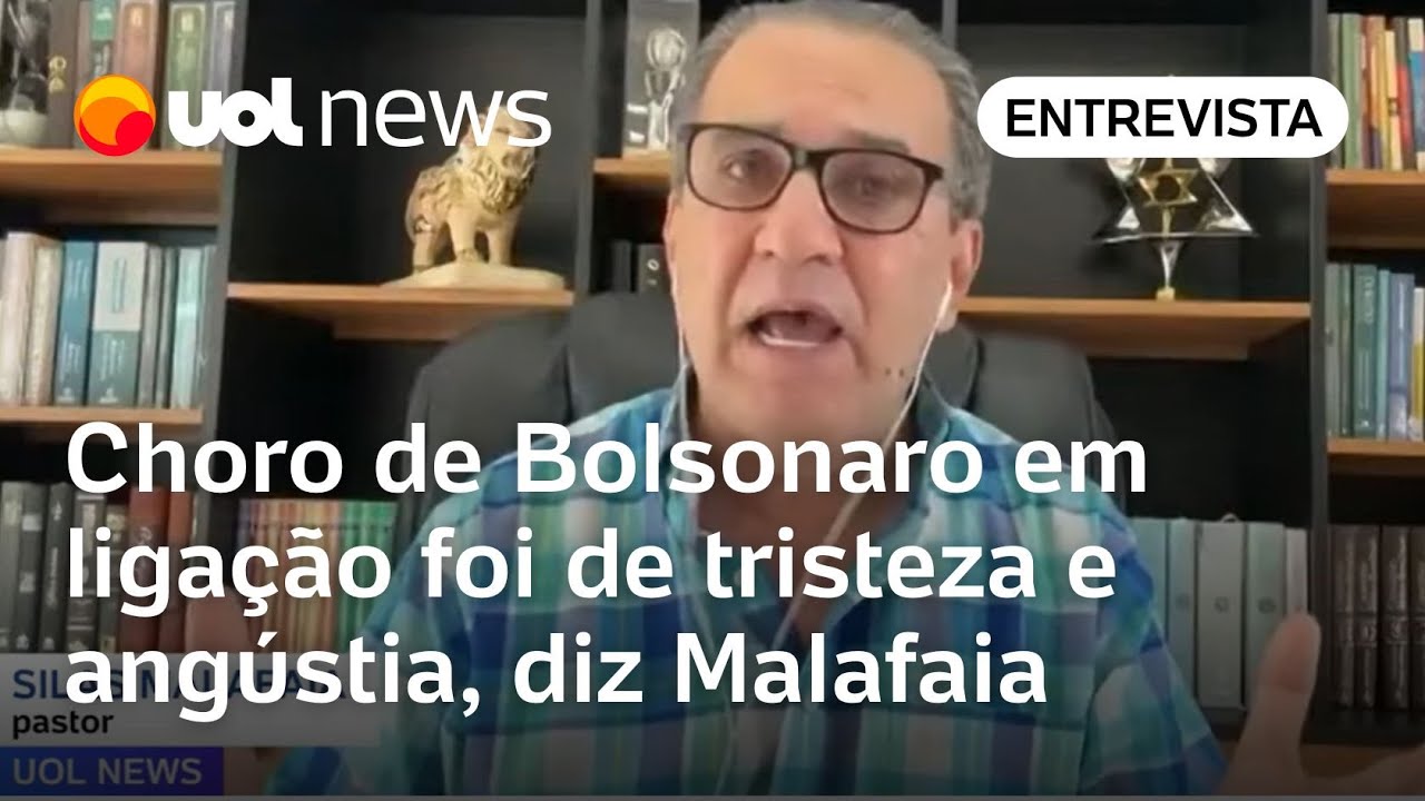 Malafaia: Choro de Bolsonaro em ligação foi de tristeza e angústia pelo que estava acontecendo