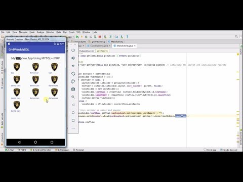 Dynamic GridView with MYSQL Server using JDBC - Android