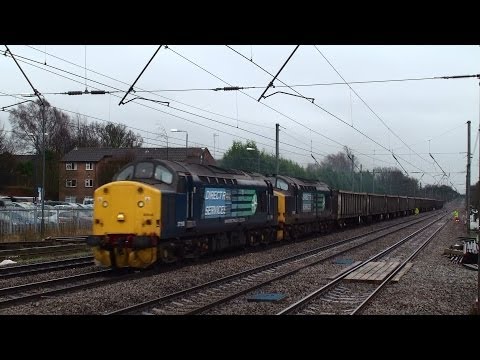 DRS 37510 & 37688 storm north past Harpenden - 6Z74