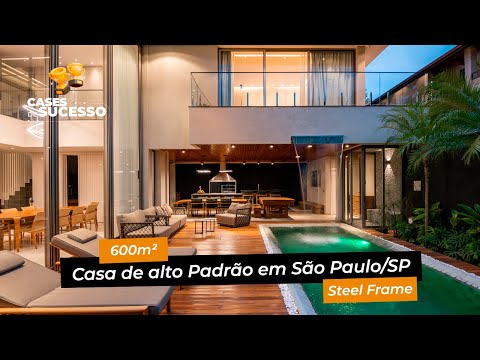 Steel Frame House - High Standard House in São Paulo
