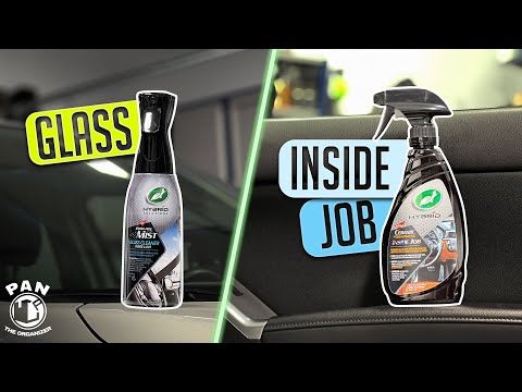 NEW Turtle Wax Mist Glass Cleaner and Inside Job All In One Interior Care!