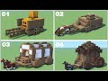 4 Awesome Wagon Designs In Minecraft Minecraft Tutorial