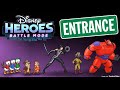 ENTRANCE TEAM Disney Heroes Battle Mode Baymax Gonzo Quorra Chip Dale Huey Dewey Louie