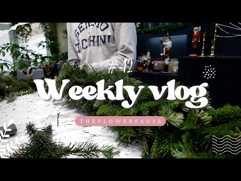 Vlog semanal #42: Des guirlandes de sapin 🌲