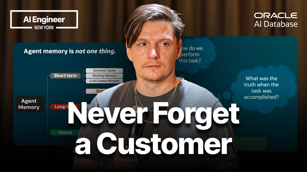 How to Decide What Your AI Agent Should Remember - Wojciech Pluta, Oracle