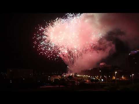 Castillo de fuegos artificiales 26.06.2022 Alicante