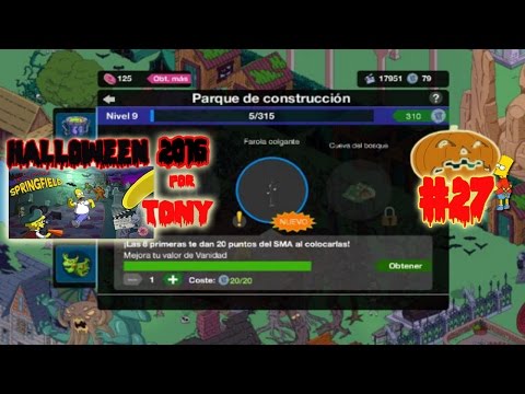 Los Simpson Springfield "Halloween'16: Cap. 27 - Parque Construcción (Nv. 9) y SMA (Nv. 9)" por Tony