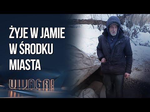 OD 15 LAT MIESZKA W JAMIE NAD WISŁĄ W SERCU WARSZAWY. CZY UDA MU SIĘ POMÓC? | UWAGA! TVN