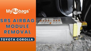 How to Remove SRS Airbag Module in Toyota Corolla  | MyAirbags