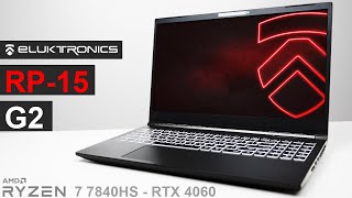 Eluktronics RP-15 G2 |AMD Ryzen 7 7840HS | RTX 4060 GPU | Review i9 13900K RTX 3090 RTX 4070 M3 Max