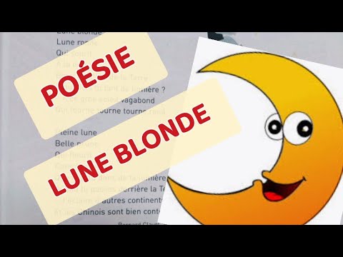 poésie #lune blonde#bernard Clavel #poéme