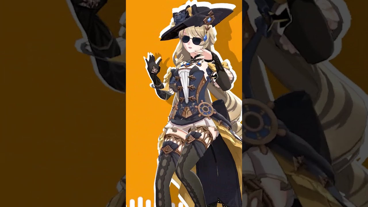 That one ASHI ASHI video of Navia 🔥 #navia #genshin #genshinimpact #animation