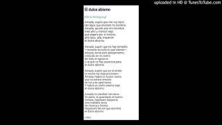 El dulce abismo, Silvio Rodríguez ( letra )