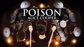 POISON | ALICE COOPER - DRUM COVER