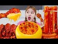 MUKBANG Giant Size Cheese FRIED CHICKEN Tomahawk Pork Cutlet by HIU 하이유