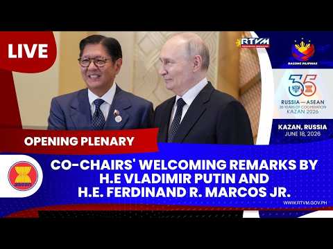 Opening Plenary: Co-Chairs’ Welcoming Remarks