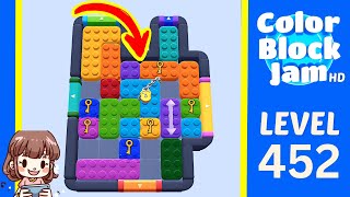 Solution du Niveau 452 de Color Block Jam
